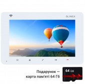 WiFi AHD відеодомофон із переадресацією викликів на смартфон Slinex SM-07N Cloud (white)