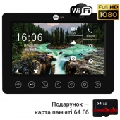 Видеодомофон Wi-Fi 7" с дозвоном на смартфон и записью Neolight Kappa+ HD WF (Black)