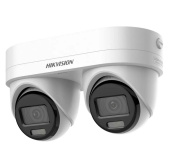 4 Мп купольна IP відеокамера з подвійним мікрофоном і подвійним підсвічуванням Hikvision DS-2CD2343G2D-LIZ2UY/SRB (2.8/4мм)