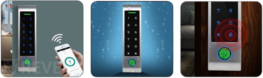 Wi-Fi контролер з клавіатурою, сканером та керуванням зі смартфона Via Security VTA-12KFM/E+M WF