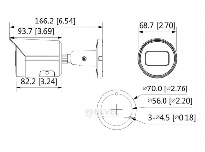 2Mп Starlight IP видеокамера Dahua DH-IPC-HFW2230SP-S-S2-BE (2.8 мм)