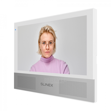 Wi-Fi видеодомофон с замком Slinex Sonic AI Home Kit white — интеллектуальная AI-детекция движения и переадресация вызова