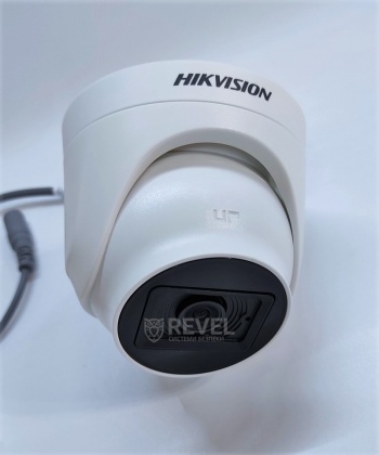 2Мп мультиформатная TurboHD видеокамера с микрофоном Hikvision DS-2CE76D0T-ITPFS (2.8 мм)