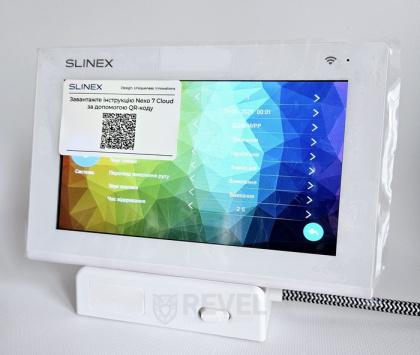 Видеодомофон 7 дюймов IPS Slinex Nexo 7 Cloud White — переадресация вызова на мобильное приложение Slinex Smart Call Видеодомофон 7 дюймов IPS Slinex Nexo 7 Cloud White — переадресация вызова на мобильное приложение Slinex Smart Call