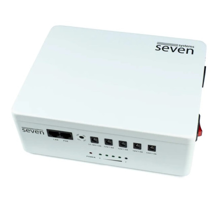 Источник бесперебойного питания SEVEN UPS-7960 white 60W LiFePO4 с регулировкой выходного напряжения