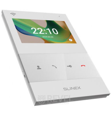 Wi-Fi видеодомофон Slinex SQ-04N Cloud white (с записью видео и поддержкой приложения Slinex Smart Call)