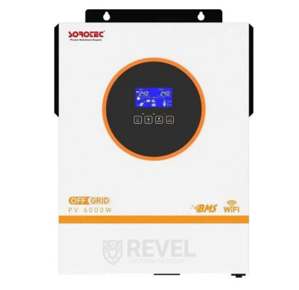 Гибридный инвертор Sorotec REVO VM II PRO 4kW/24V (источник бесперебойного питания) с Wi-Fi