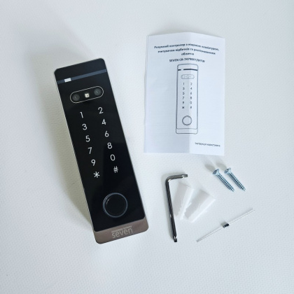 Электромеханический замок и Smart контроль доступа SKD-KIT-EM22 (Face ID, отпечаток пальца, E-Key, ПИН-код, управление со смартфона)