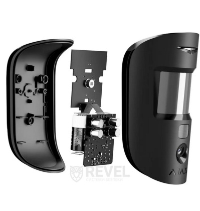 Беспроводной датчик движения Ajax MotionCam HDR black с фотокамерой для подтверждения тревог