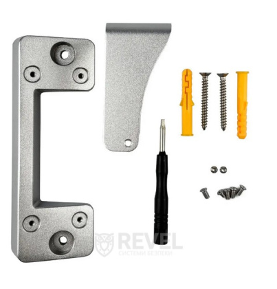 Вызывная панель домофона со встроенным контроллером и считывателем отпечатка пальца SEVEN CP-7508 FHD silver