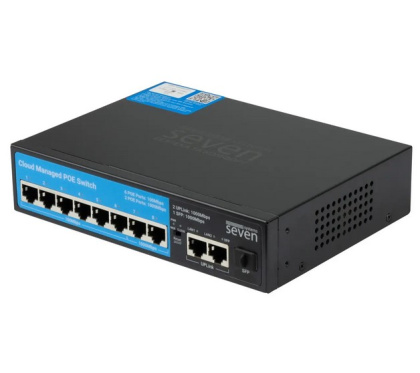 Облачно управляемый 11-портовый PoE-коммутатор SEVEN PS308G Облачно управляемый 11-портовый PoE-коммутатор SEVEN PS308G