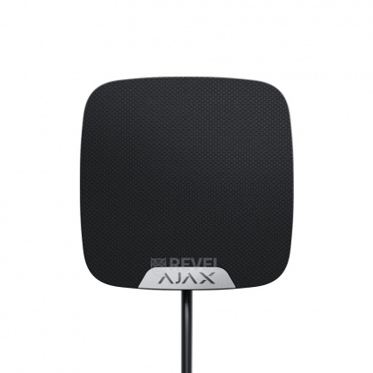 Проводная комнатная сирена Ajax HomeSiren Fibra black