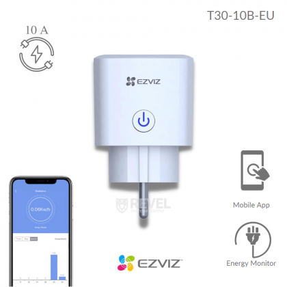 Смарт розетка Ezviz CS-T30-10B-EU