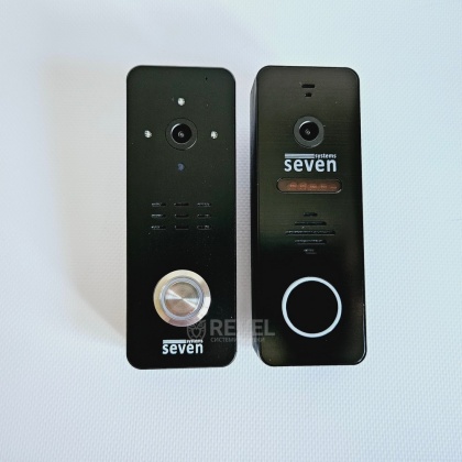 Комплект Wi-Fi видеодомофона 10" с переадресацией звонка SEVEN DP-7517Kit black