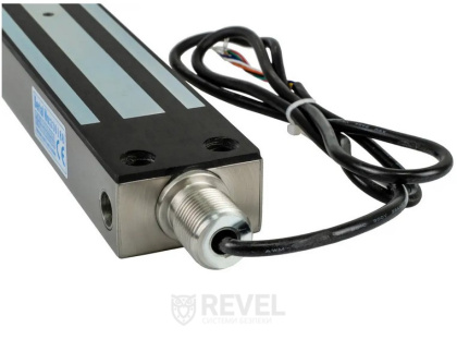 Замок электромагнитный 300 кг SEVEN ML-7727W из нержавеющей стали (для уличной установки с влагозащитой IP67)