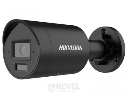 4Мп IP Acusense Smart Hybrid Light камера видеонаблюдения с микрофоном Hikvision DS-2CD2043G2-LI2U Black (2.8мм)