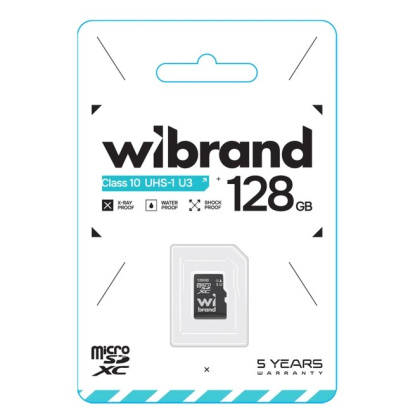 Карта памяти microSDXC 128 GB Wibrand UHS-1 U3