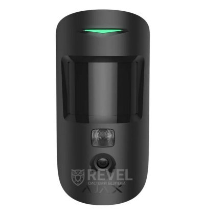 Беспроводной датчик движения Ajax MotionCam HDR black с фотокамерой для подтверждения тревог