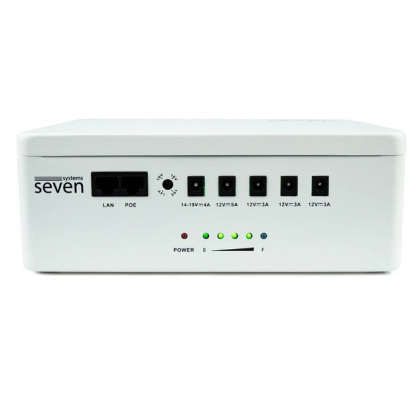 Источник бесперебойного питания SEVEN UPS-7960 white 60W LiFePO4 с регулировкой выходного напряжения