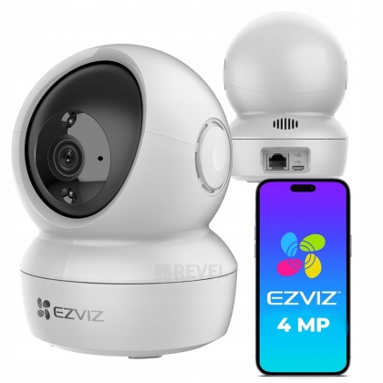 Wi-Fi 2К автономное поворотное видеонаблюдение с 4G роутером для подключения к интернету EZVIZ Smart Kit (H6c)