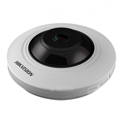 5Мп Fisheye IP видеокамера с функциями IVS и детектором лиц Hikvision DS-2CD2955FWD-IS (1.05 мм)