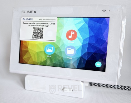 Wi-Fi видеодомофон с замком для частного дома Slinex Nexo 7 Cloud Home Kit White (мобильное приложение, запись видео)