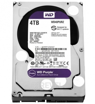 Жесткий диск 4Тб Western Digital Purple WD40PURZ