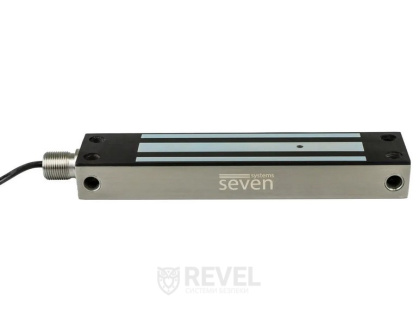 Замок электромагнитный 300 кг SEVEN ML-7727W из нержавеющей стали (для уличной установки с влагозащитой IP67)
