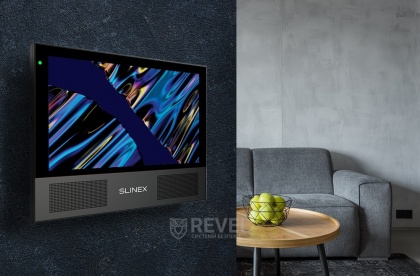 Видеодомофон Slinex Sonik 7 Cloud black с Wi-Fi и записью по детектору движения + SD карта 128Гб в подарок!