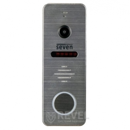 Вызывная панель домофона SEVEN CP-7504 FHD silver