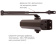 Доводчик дверей с ветровым тормозом RYOBI 2000 D-2055V DARK_BRONZE