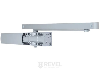 Доводчик с направляющим каналом от 45 до 65 кг SEVEN DC-7747 silver