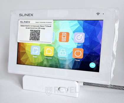 Wi-Fi видеодомофон с замком для частного дома Slinex Nexo 7 Cloud Home Kit White (мобильное приложение, запись видео)