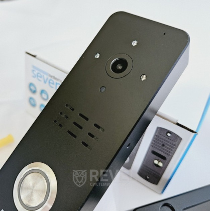 Комплект Wi-Fi видеодомофона 10" с переадресацией звонка SEVEN DP-7517Kit black