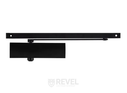 Доводчик с направляющим каналом от 45 до 65 кг SEVEN DC-7747 black