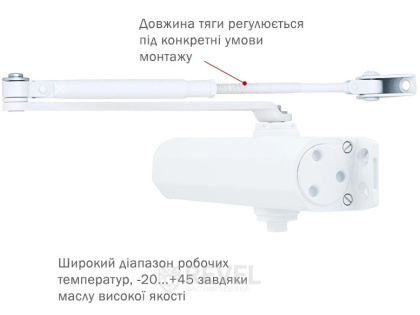 Доводчик RYOBI *1500 D-1504 GLOSSY_WHITE
