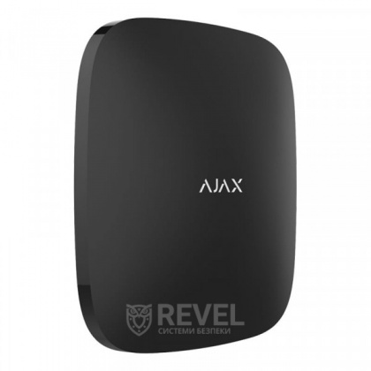 Интеллектуальная централь Ajax Hub Plus black с поддержкой 2 SIM-карт и Wi-Fi