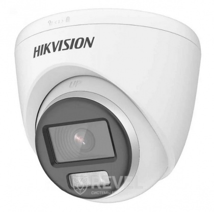 2Мп ColorVu TurboHD камера видеонаблюдения Hikvision DS-2CE72DF0T-F (2.8 мм)