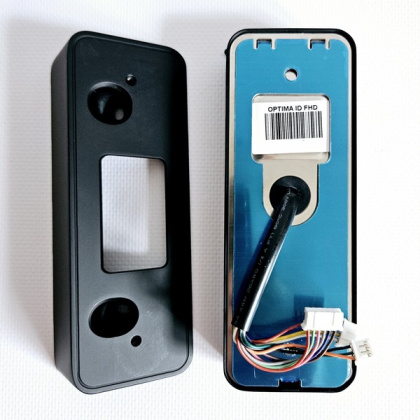 Wi-Fi домофон NeoLight Alpha Hybrid Black + панель со считывателем брелков OPTIMA ID FHD Black (управление со смартфона, запись видео)