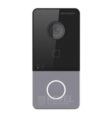 Беспроводной 4" Wi-Fi домофон с замком и Wi-Fi панелью со считывателем Hikvision DS-WF61-CR-EM White (управление со смартфона)