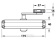 Доводчик двери 40-65 кг SEVEN DC-7742HP white (механизм фиксации дверей)