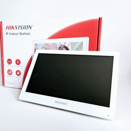 7-дюймовый IP-видеодомофон с поддержкой Wi-Fi HikVision DS-KH6350-WТE1 White