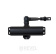 Доводчик двери 75-100 кг SEVEN DC-7744HP black (механизм фиксации дверей)