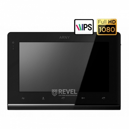 FullHd IPS видеодомофон 7" ARNY AVD-710 TFT 2MPX Black