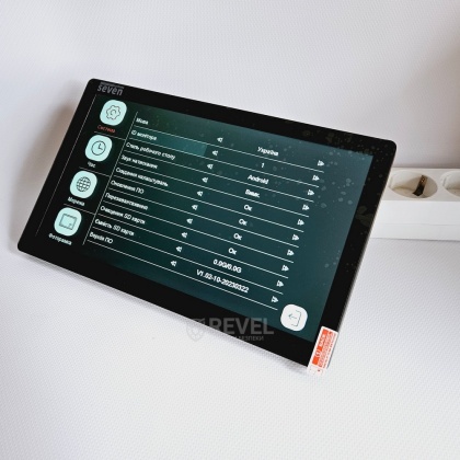 IP-видеодомофон 10 дюймов с Wi-Fi Seven DP-7517FHDW - IPS black и панель вызова NeoLight SOLO FHD