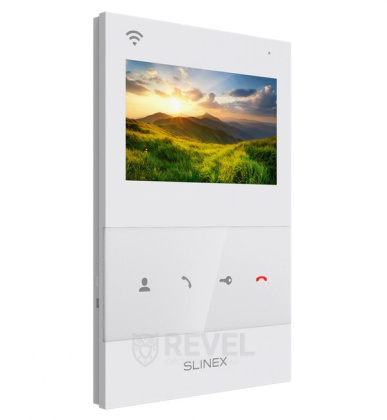 Wi-Fi видеодомофон Slinex SQ-04N Cloud white (с записью видео и поддержкой приложения Slinex Smart Call)