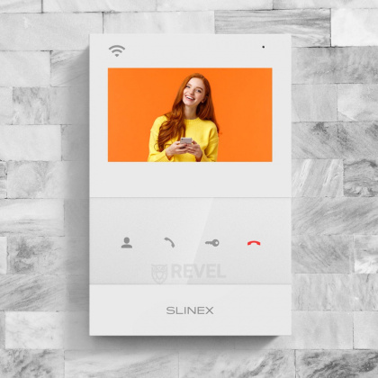 Wi-Fi видеодомофон Slinex SQ-04N Cloud white (с записью видео и поддержкой приложения Slinex Smart Call)
