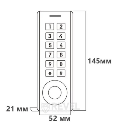 Smart Wi-Fi Bluetooth комплект контроля доступа с магнитным замком SEVEN SKD-KIT-EMG12