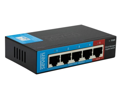 Гигабитный управляемый 5-ти портовый коммутатор SEVEN GS105
