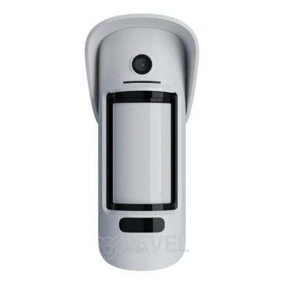 Уличный датчик движения с фотокамерой, продвинутой защитой от маскирования и иммунитетом к животным Ajax MotionCam Outdoor white